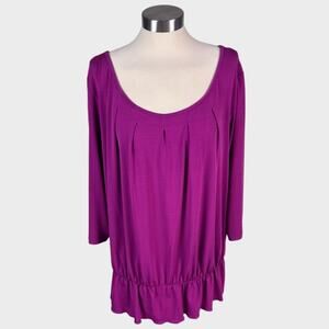 ALYX Woman Womens Size 2X Purple Shirt Top